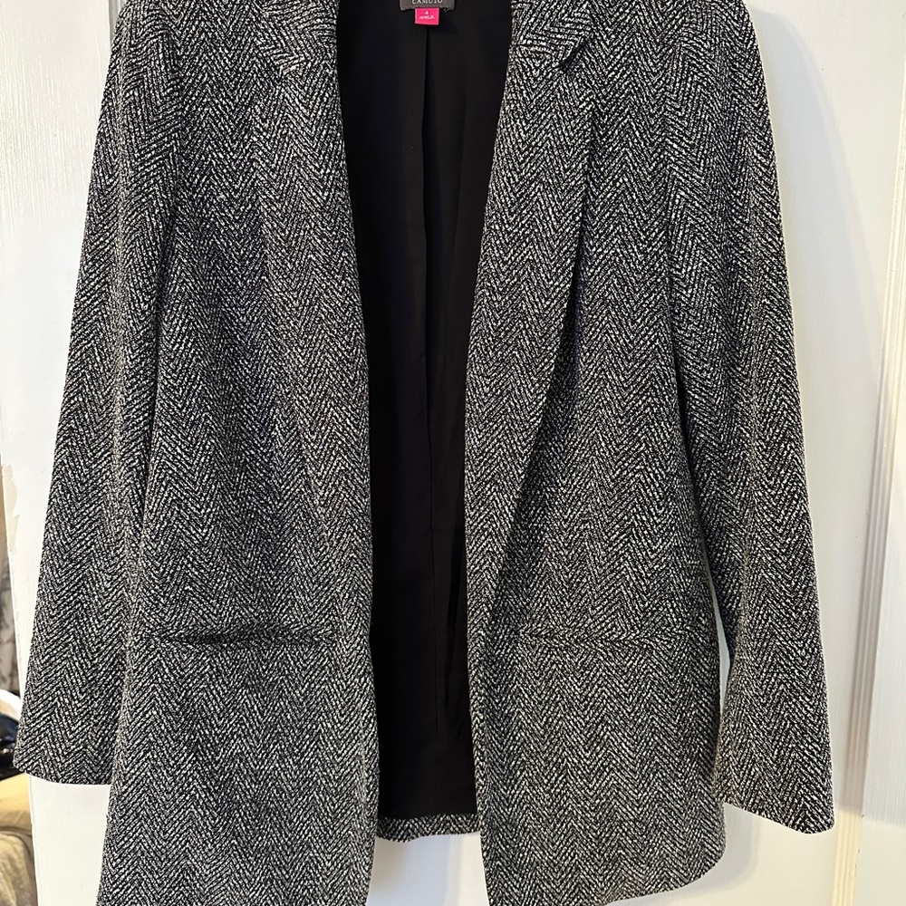 Elegant Black and White Women's Jacket